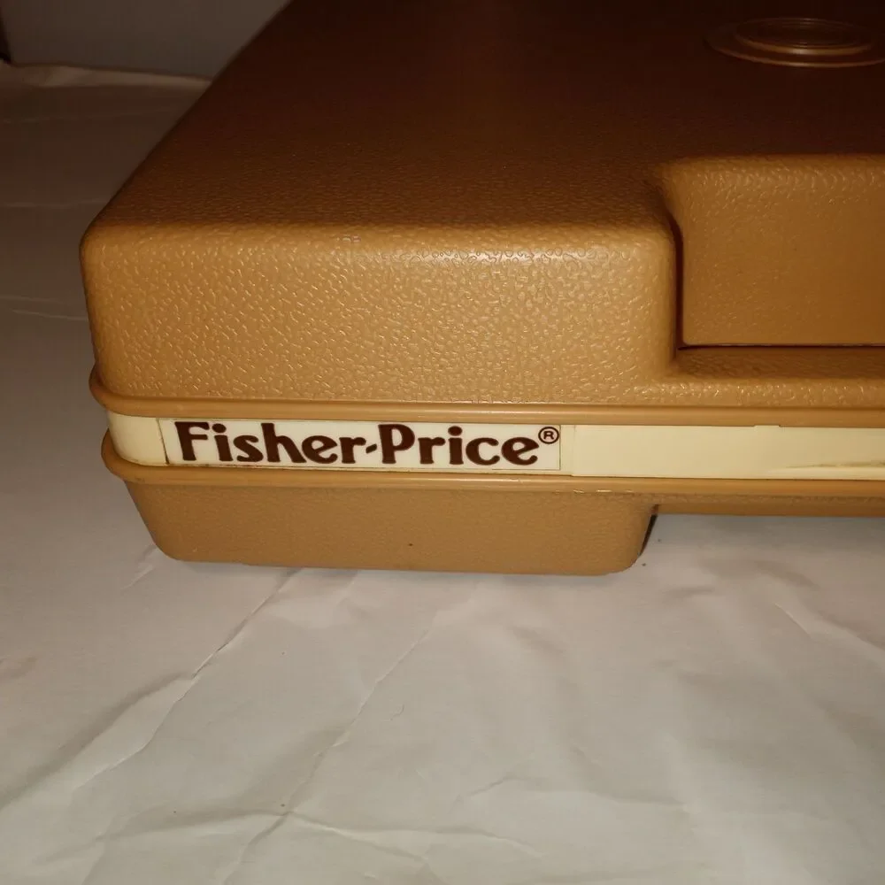FISHER PRICE MODEL 825 CHILD'S RECORD PLAYER 45s & 33s vintage 1978 WORKS